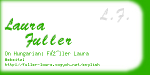 laura fuller business card